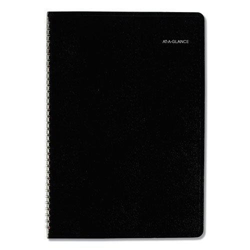 Dayminder Monthly Planner, Ruled Blocks, 12 X 8, Black Cover, 14-month (dec To Jan): 2023 To 2025