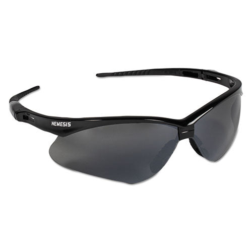 V30 Nemesis Safety Glasses, Black Frame, Smoke Lens