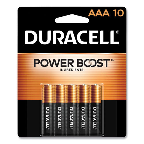 Power Boost Coppertop Alkaline Aaa Batteries, 10/pack