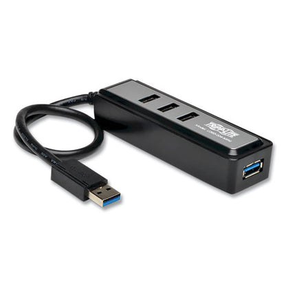 Usb 3.0 Superspeed Hub, 4 Ports, Black