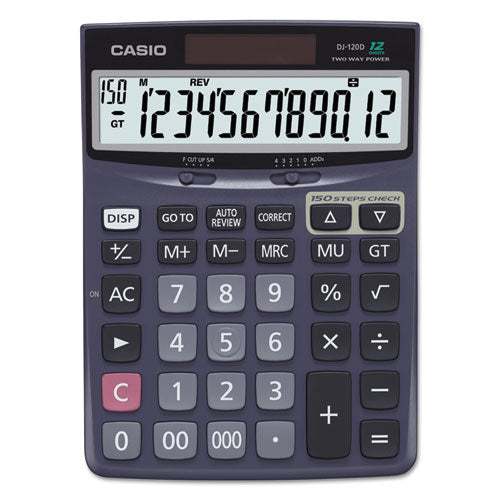 Dj120d Calculator, 12-digit Lcd