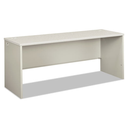 38000 Series Desk Shell, 72" X 24" X 30", Light Gray/silver