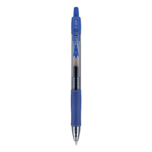 G2 Premium Gel Pen Convenience Pack, Retractable, Fine 0.7 Mm, Blue Ink, Smoke/blue Barrel, 36/pack