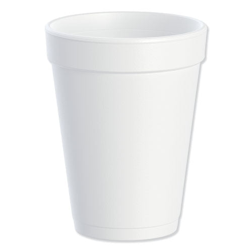 Foam Drink Cups, 14 Oz, White, 1,000/carton