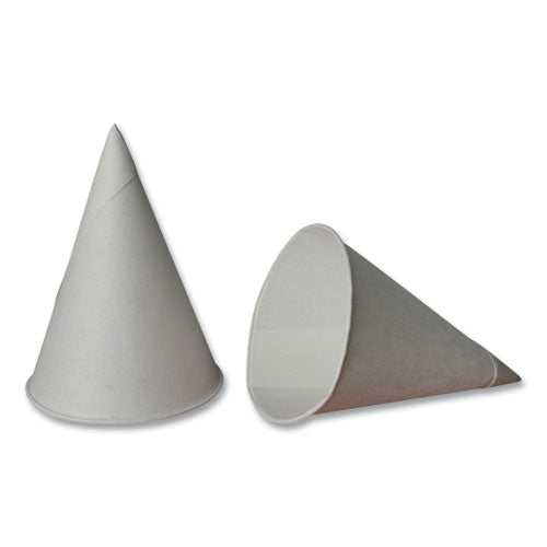 Cone Cups, 4.5 Oz, White, 5,000/carton