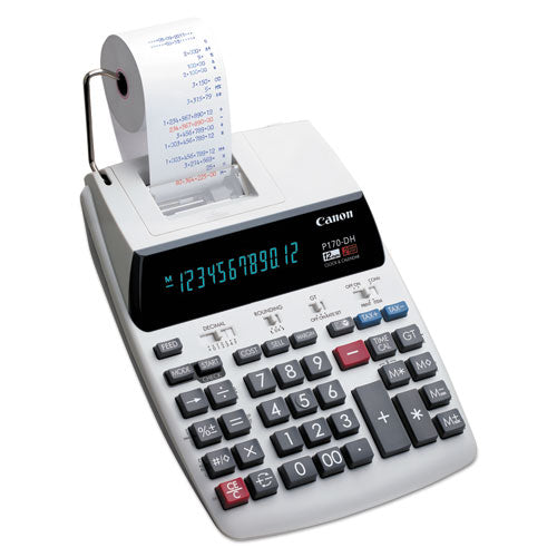 P170-dh-3 Printing Calculator, Black/red Print, 2.3 Lines/sec