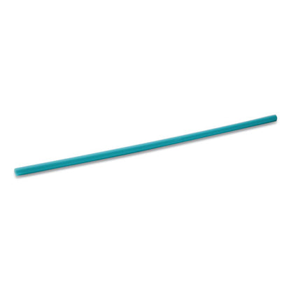 Marine Biodegradable Straws, 7.75", Pha, Ocean Blue, Wrapped, 375/box, 10 Boxes/carton