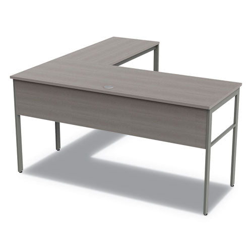 Urban Series L- Shaped Desk, 59" X 59" X 29.5", Ash