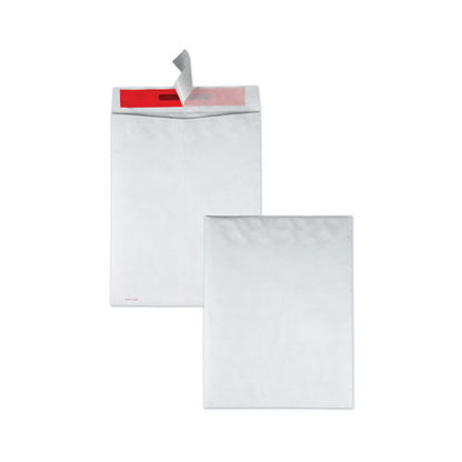 Tamper-indicating Mailers Made With Tyvek, #13 1/2, Flip-stik Flap, Redi-strip Adhesive Closure, 10 X 13, White, 100/box