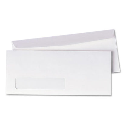 Invoice-format Address-window Envelope, #10, Commercial Flap, Gummed Closure, 4.13 X 9.5, White, 500/box