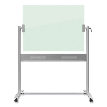 Infinity Glass Dry-erase Board Presentation Easel, 24 X 36, White Surface, Frameless