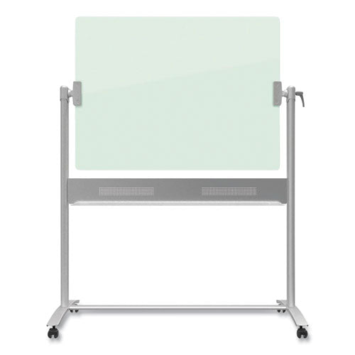 Infinity Glass Dry-erase Board Presentation Easel, 24 X 36, White Surface, Frameless