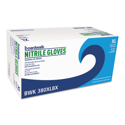 Disposable General-purpose Nitrile Gloves, X-large, Blue, 4 Mil, 1,000/carton