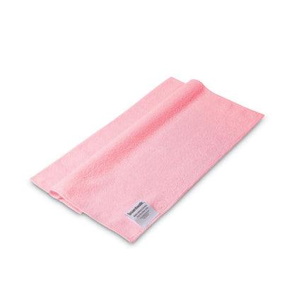 Microfiber Cleaning Cloths, 16 X 16, Pink, 24/pack