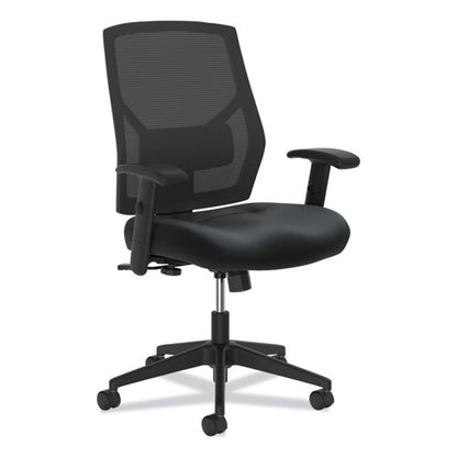 Crio High-back Task Chair, Supports Up To 250 Lb, 18" To 22" Seat Height, Black