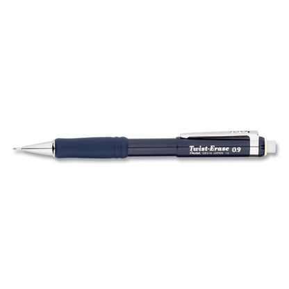 Twist-erase Iii Mechanical Pencil, 0.9 Mm, Hb (#2), Black Lead, Blue Barrel