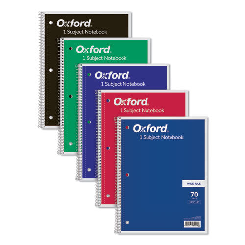 Coil-lock Wirebound Notebooks, 3-hole Punched, 1-subject, Wide/legal Rule, Randomly Assorted Covers, (70) 10.5 X 8 Sheets