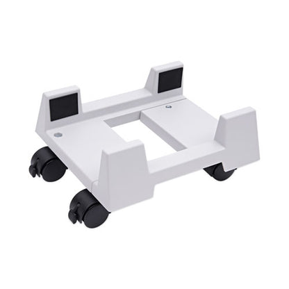 Mobile Cpu Stand, 8.75w X 10d X 5h, Light Gray