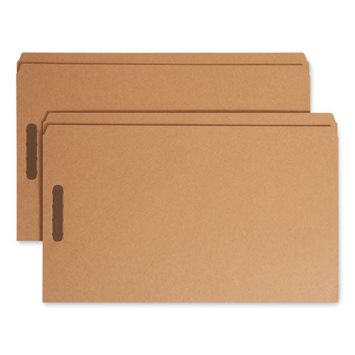 Kraft Fastener Folders, 0.75" Expansion, 2 Fasteners, Legal Size, Kraft Exterior, 50/box