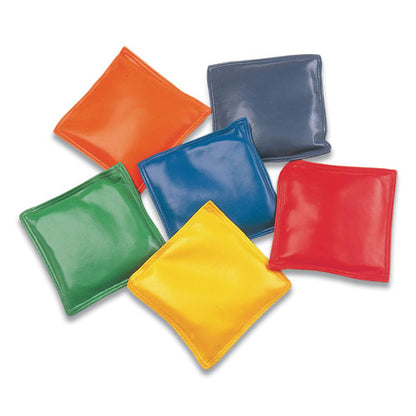 Bean Bag Set, Vinyl, 4", Assorted Colors, 12/box