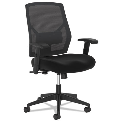 Vl581 High-back Task Chair, Supports Up To 250 Lb, 18" To 22" Seat Height, Black