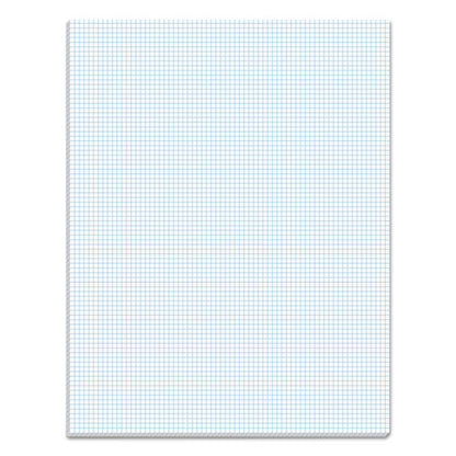 Quadrille Pads, Quadrille Rule (8 Sq/in), 50 White 8.5 X 11 Sheets