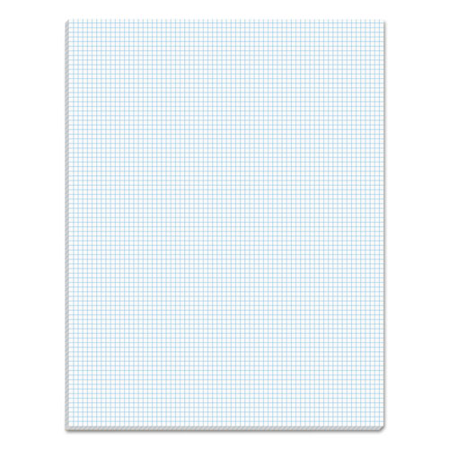 Quadrille Pads, Quadrille Rule (8 Sq/in), 50 White 8.5 X 11 Sheets