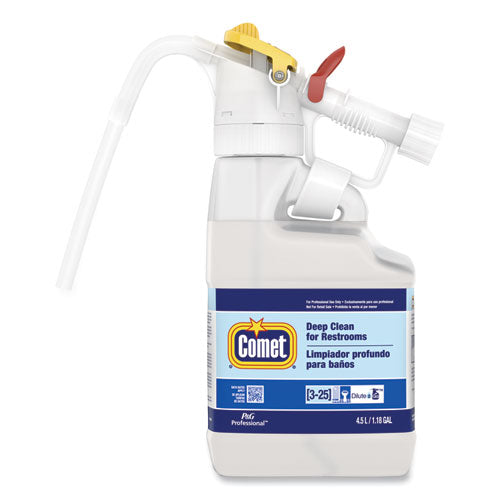 Dilute 2 Go, Comet Deep Clean For Restrooms, Fresh Scent, , 4.5 L Jug, 1/carton