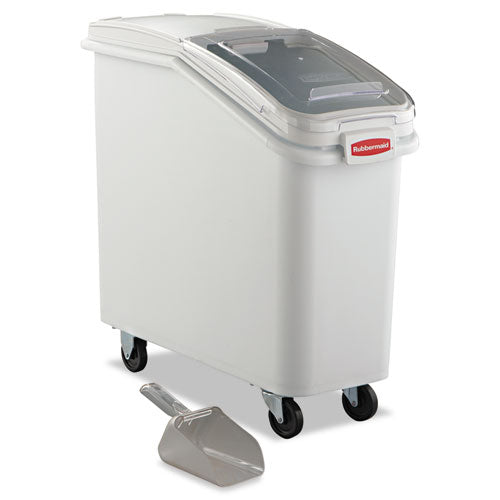 Prosave Mobile Ingredient Bin, 20.57 Gal, 13.13 X 29.25 X 28, White, Plastic