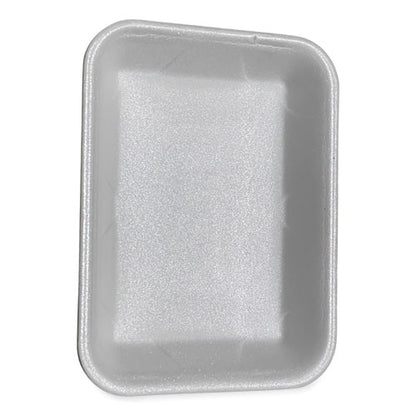 Meat Trays, #4p, 9.5 X 7.19 X 1.2, White, 500/carton