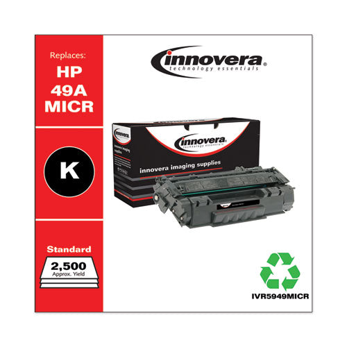 Remanufactured Black Micr Toner, Replacement For 49am (q5949am), 2,500 Page-yield