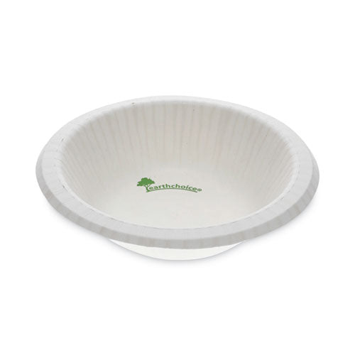 Earthchoice Pressware Compostable Dinnerware, Bowl, 12 Oz, White, 750/carton