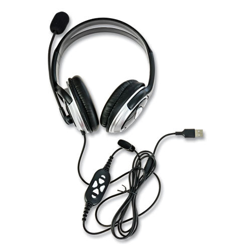 Zum Binaural Over The Head Headset, Black/silver