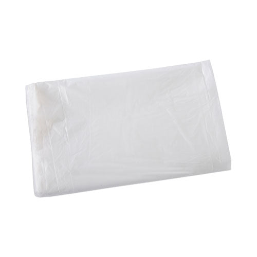 High Density Industrial Can Liners Flat Pack, 33 Gal, 16 Mic, 33 X 40, Natural, 200/carton