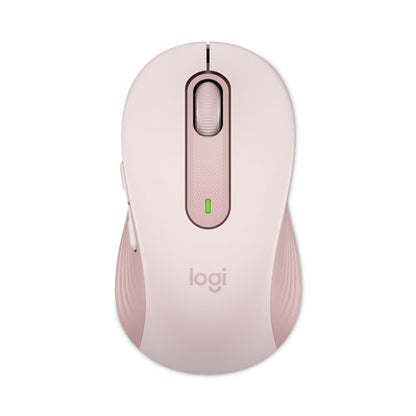 Signature M650 Wireless Mouse, Medium, 2.4 Ghz Frequency, 33 Ft Wireless Range, Right Hand Use, Rose