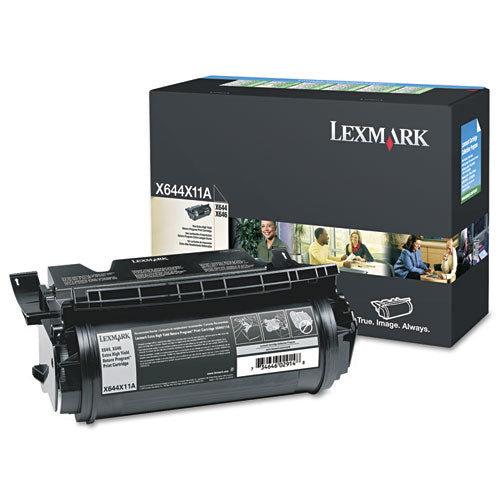 X644x11a Return Program Extra High-yield Toner, 32,000 Page-yield, Black