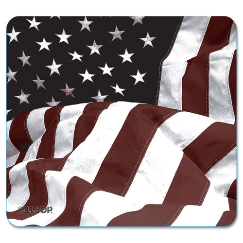 Naturesmart Mouse Pad, 8.5 X 8, American Flag Design