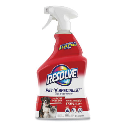 Pet Specialist Stain And Odor Remover, Citrus, 32 Oz Trigger Spray Bottle, 12/carton