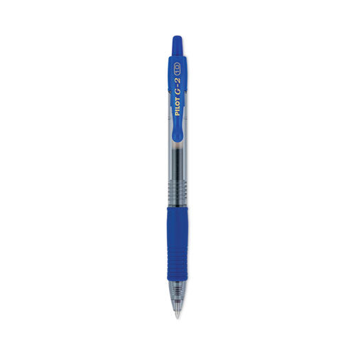 G2 Premium Gel Pen, Retractable, Bold 1 Mm, Blue Ink, Smoke/blue Barrel, Dozen