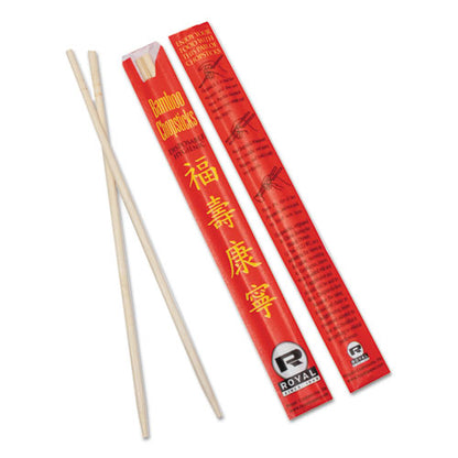 Chopsticks, Bamboo, 9", Natural, 1000/carton