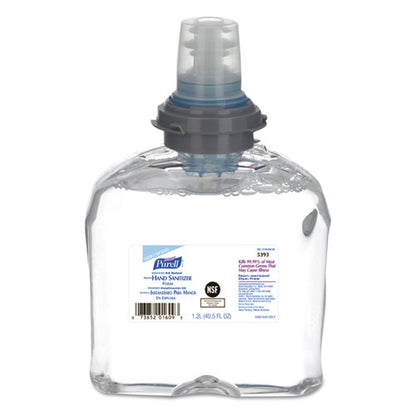 Advanced Hand Sanitizer E3-rated Foam, 1,200 Ml Refill, Fragrance-free, 2/carton