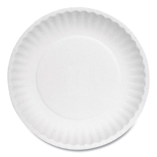 Paper Plates, 6" Dia, White, 1,000/carton