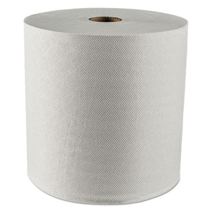 Hard Roll Paper Towels With Premium Absorbency Pockets, 1-ply, 8" X 425 Ft, 1.5" Core, White, 12 Rolls/carton