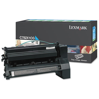 C782x1cg Extra High-yield Toner, 15,000 Page-yield, Cyan