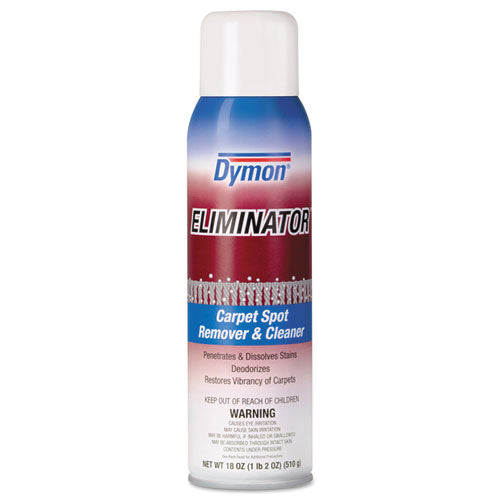 Eliminator Carpet Spot And Stain Remover, 18 Oz Aerosol Spray, 12/carton