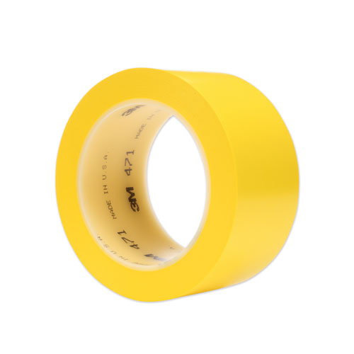 Vinyl Floor Marking Tape 471, 2" X 36 Yds, Yellow