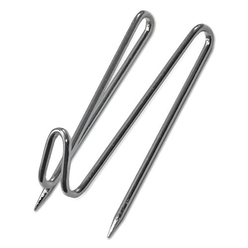 Panel Wall Wire Hooks, Silver, 25 Hooks/pack