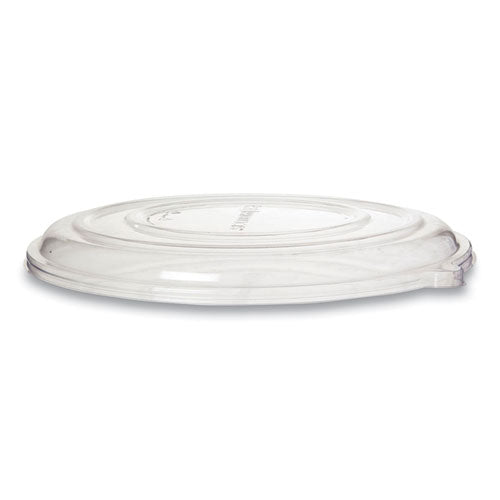 100% Recycled Content Pizza Tray Lids, 14 X 14 X 0.2, Clear, Plastic, 50/carton