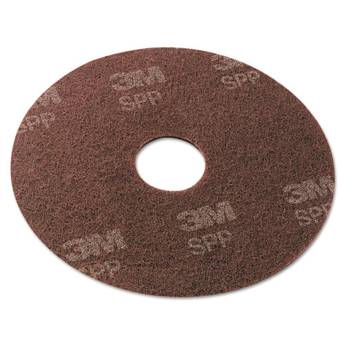 Surface Preparation Pad, 13" Diameter, Maroon, 10/carton