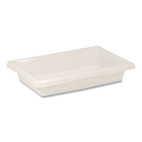 Food/tote Boxes, 2 Gal, 18 X 12 X 3.5, White, Plastic